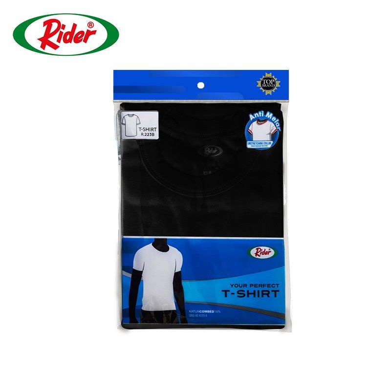 KAOS Dalam RIDER Lifestyle T-shirt Man R 223 BW Abu abu