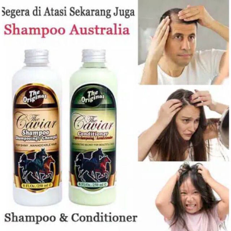 CAVIAR SHAMPOO - CONDITIONER || SHAMPOO KUDA BPOM ORIGINAL