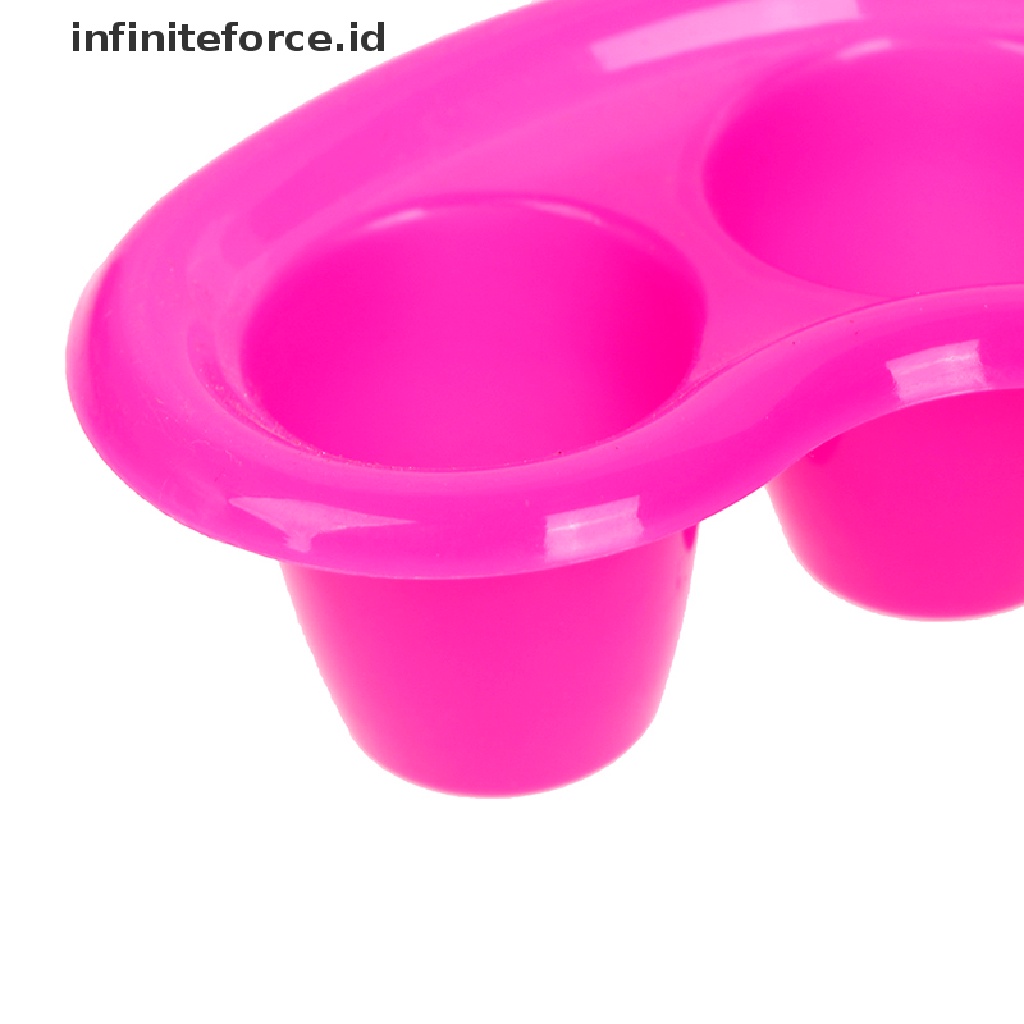 (infiniteforce.id) Mangkok Rendam Kuku Lima Lubang Hemat Air Anti Jatuh
