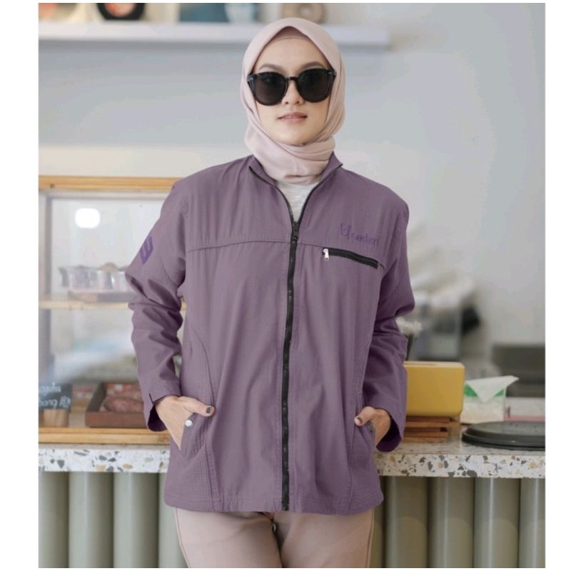 Jaket Wanita Cotton Canvas Sueding Elzanteri