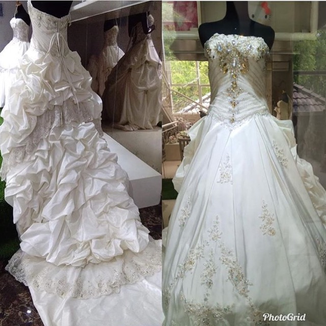 gaun pengantin second