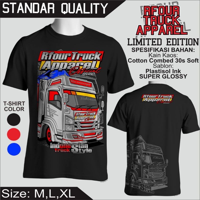 Kaos Truk Original // Kaos Truk Oleng // Kaos Truk Tawakal // CCTV Truk