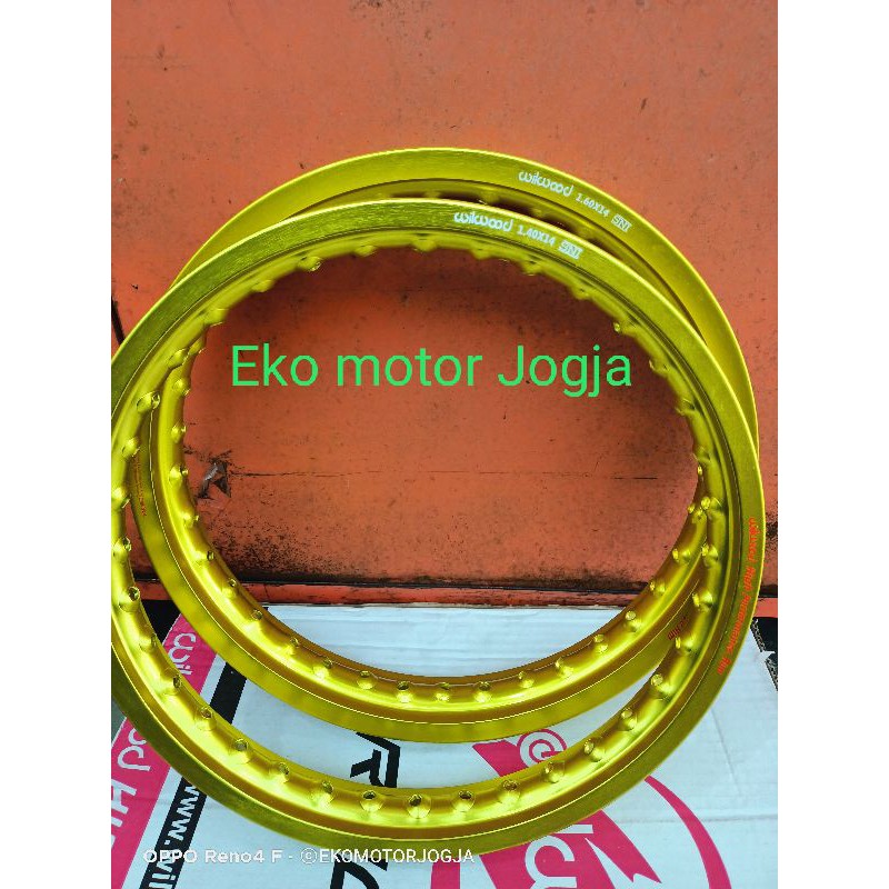 velg pelek wilwood ring 14 warna lemon