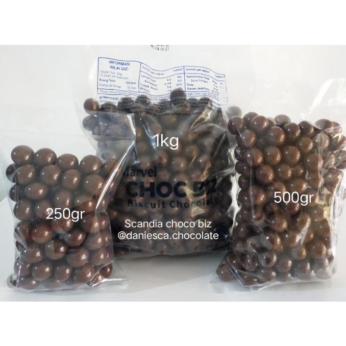 

PROMO 1kg coklat scandia Choco Biz - Coklat isi biskuit MURAH