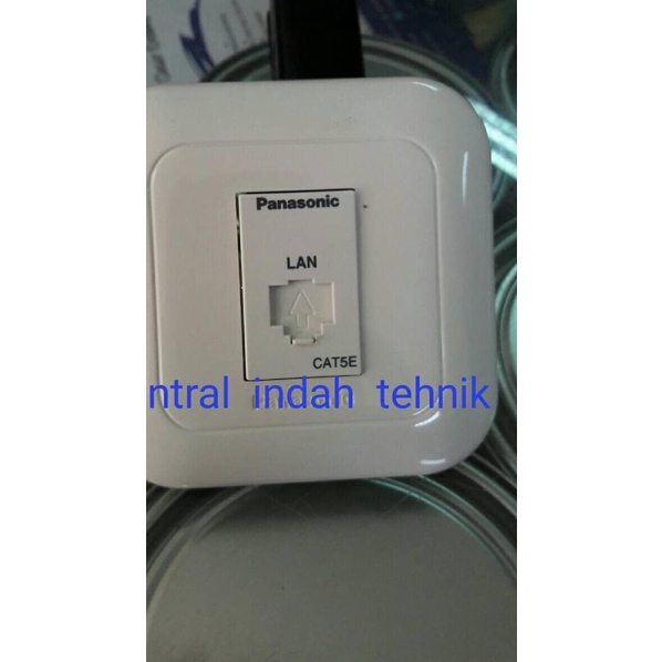 ➺ SAKLAR DATA WEJ2488 WEJ 2488 CAT5E PANASONIC + FRAME ♫