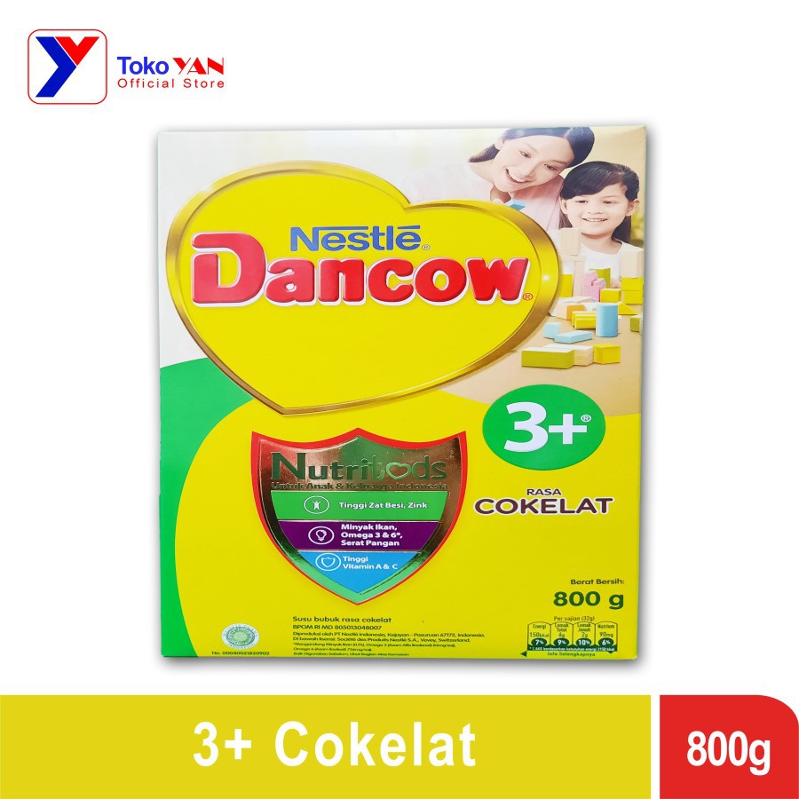 

Dancow Nutritods 3+ Cokelat 800gr