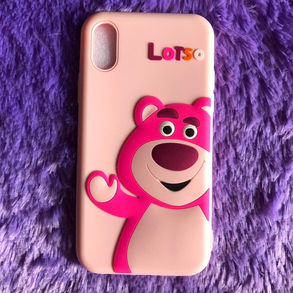 Case iPhone X Pink Lotso