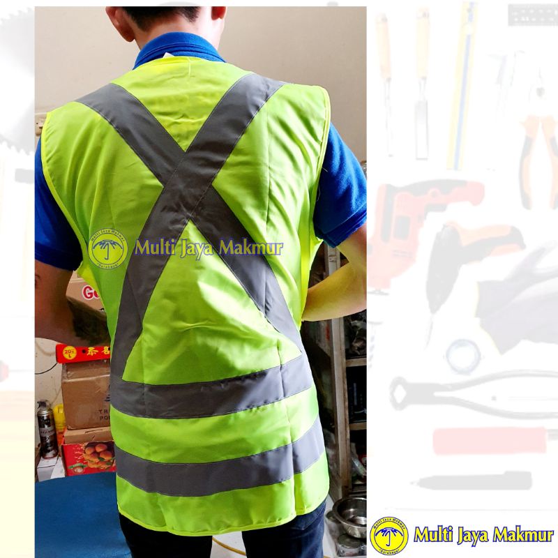 Rompi Proyek/ Baju Safety Kantong