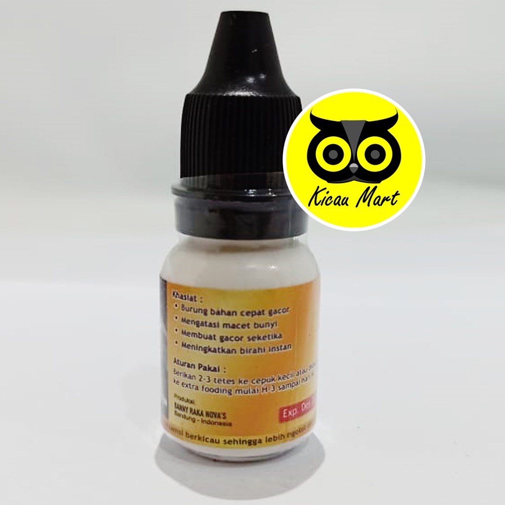 VITAMIN OBAT BURUNG PLECI MACET BUNYI PENINGKAT BIRAHI MURAI REBORN MAGIC OIL NV 88 5 ML VHMINV2