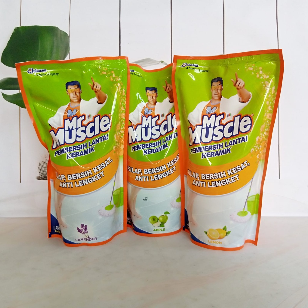 Mr Muscle Pembersih Lantai Kramik Pouch 720ml