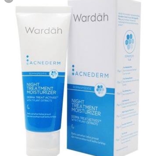 Wardah Acnederm Night Treatment Moisturizer