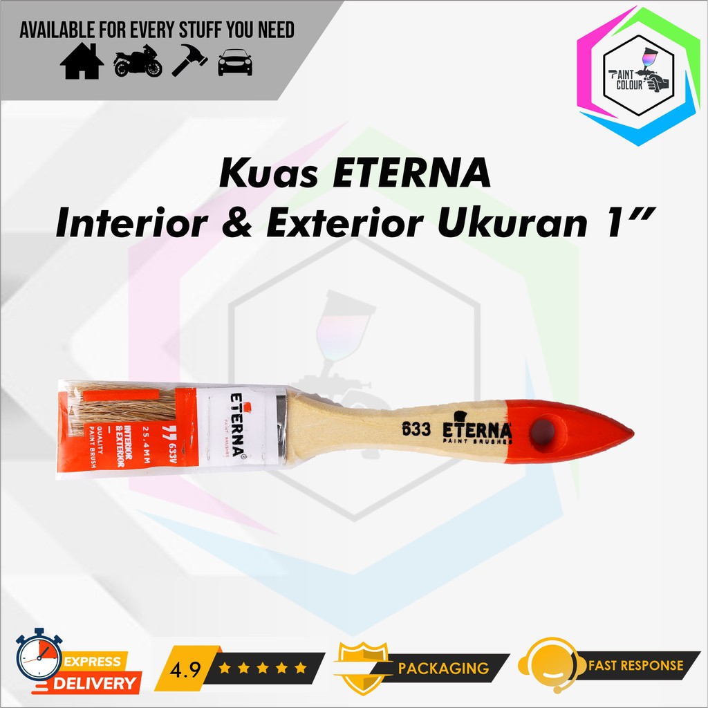 Kuas Cat Eterna HIGH QUALITY Ukuran 1 Inch