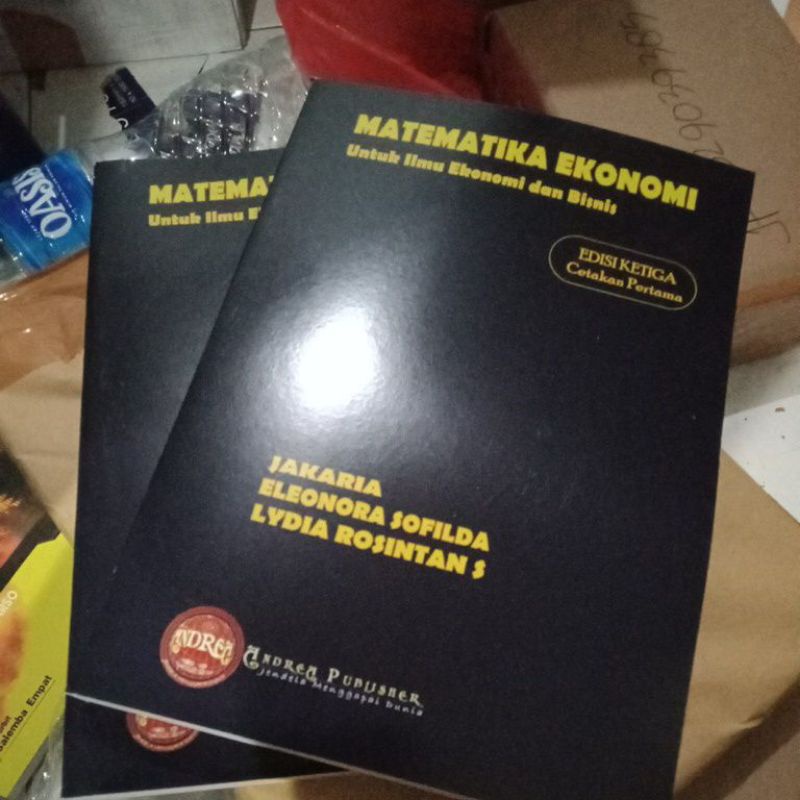 

matematika ekonomi Jakaria