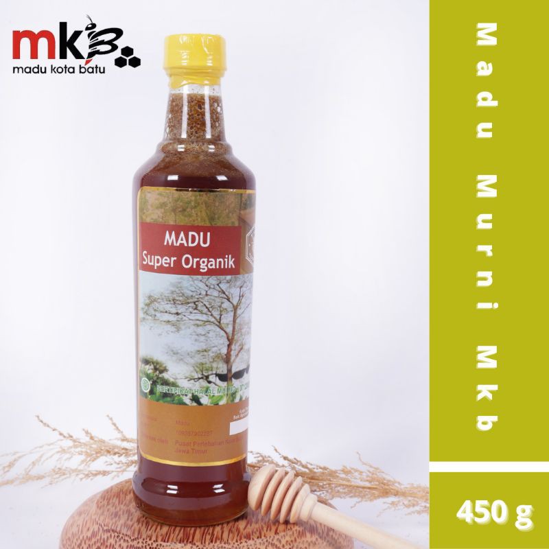 

Madu Hutan Asli Super Organik 3 IN 1 (madu hutan + Beepollen + Royal Jelly) Botol Kaca Netto 450 gr