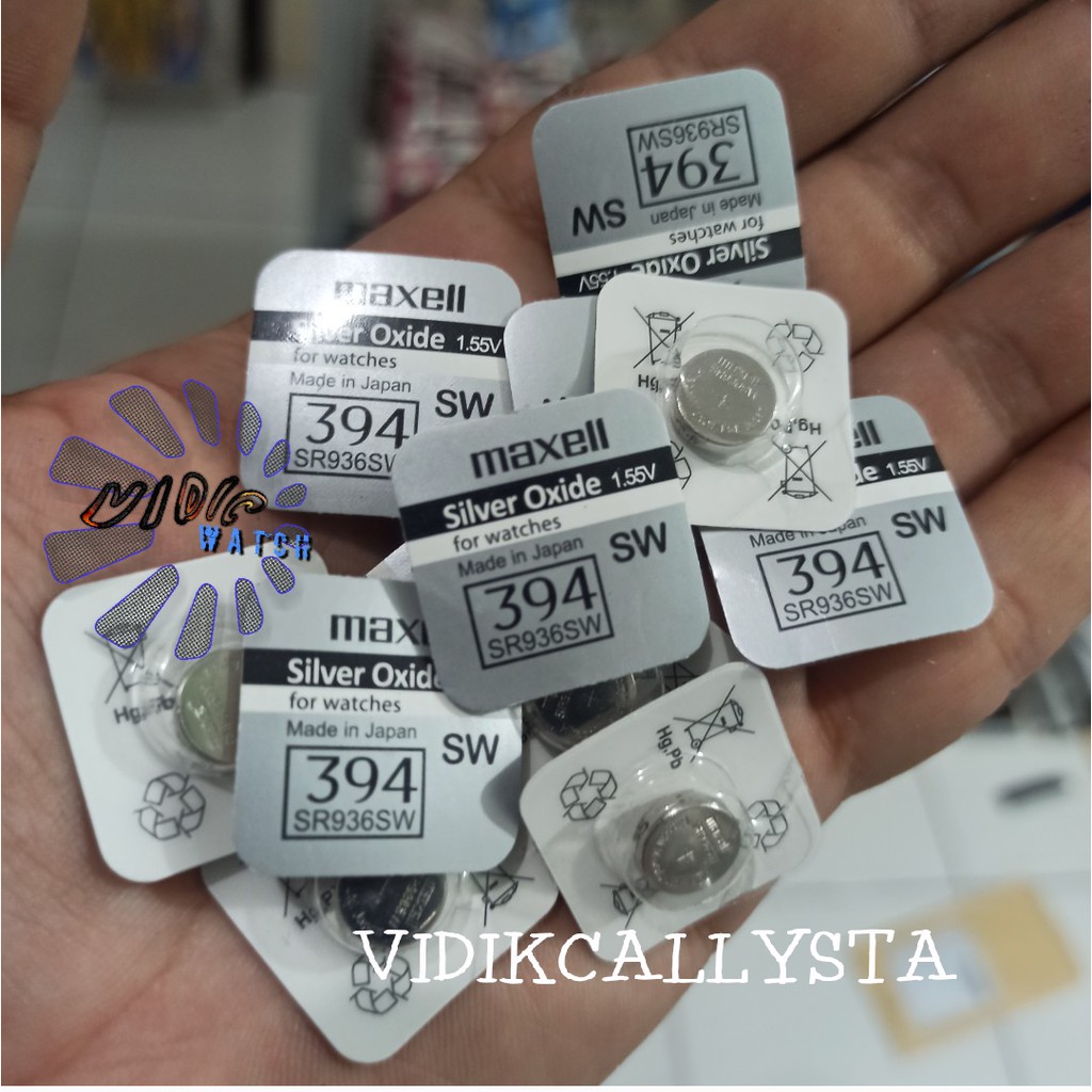 BATERAI JAM TANGAN MAXL 394 SR936SW SR 936 SW ORIGINAL SP BATRE BATREI BATERAI KANCING JAM TANGAN