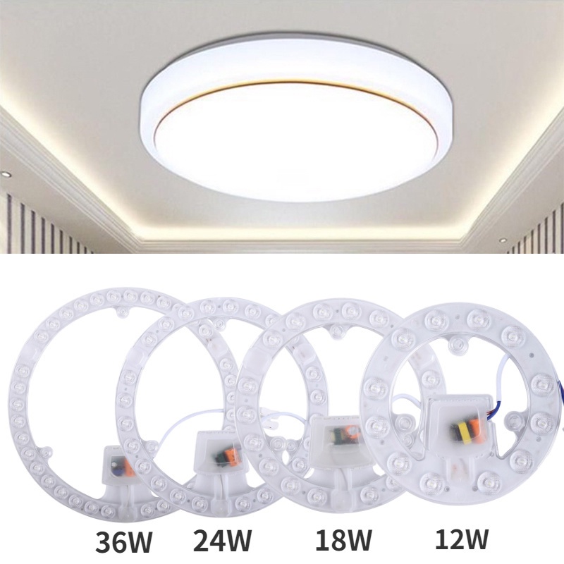 Modul Lampu LED Ring PANEL Bulat 12 / 18 / 24 / 36 220V Untuk Kamar Tidur / Ruang Tamu