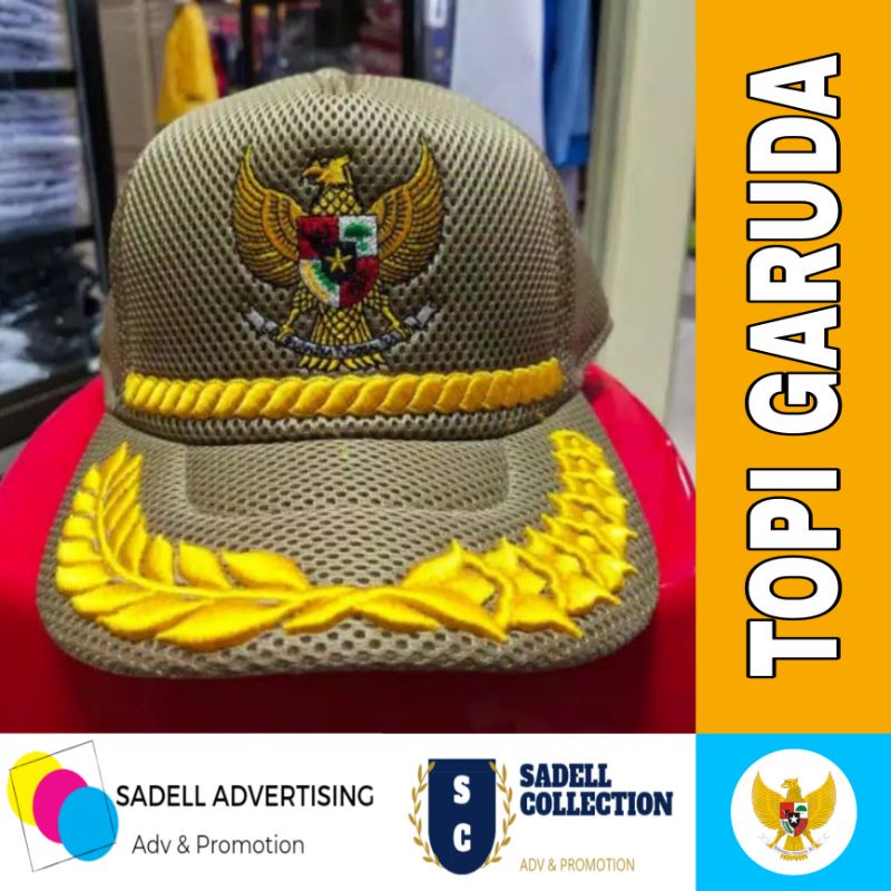Topi Garuda Pancasila Coklat