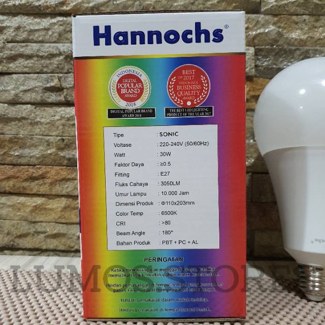 Lampu LED Hannochs 30 Watt SONIC