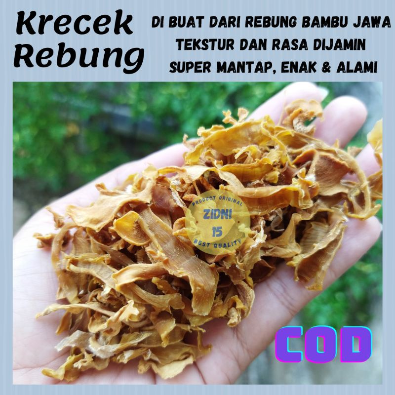 [100g] Krecek rebung bambu jawa / Rebung kering kualitas super / bambu muda kering / dried bamboo sh