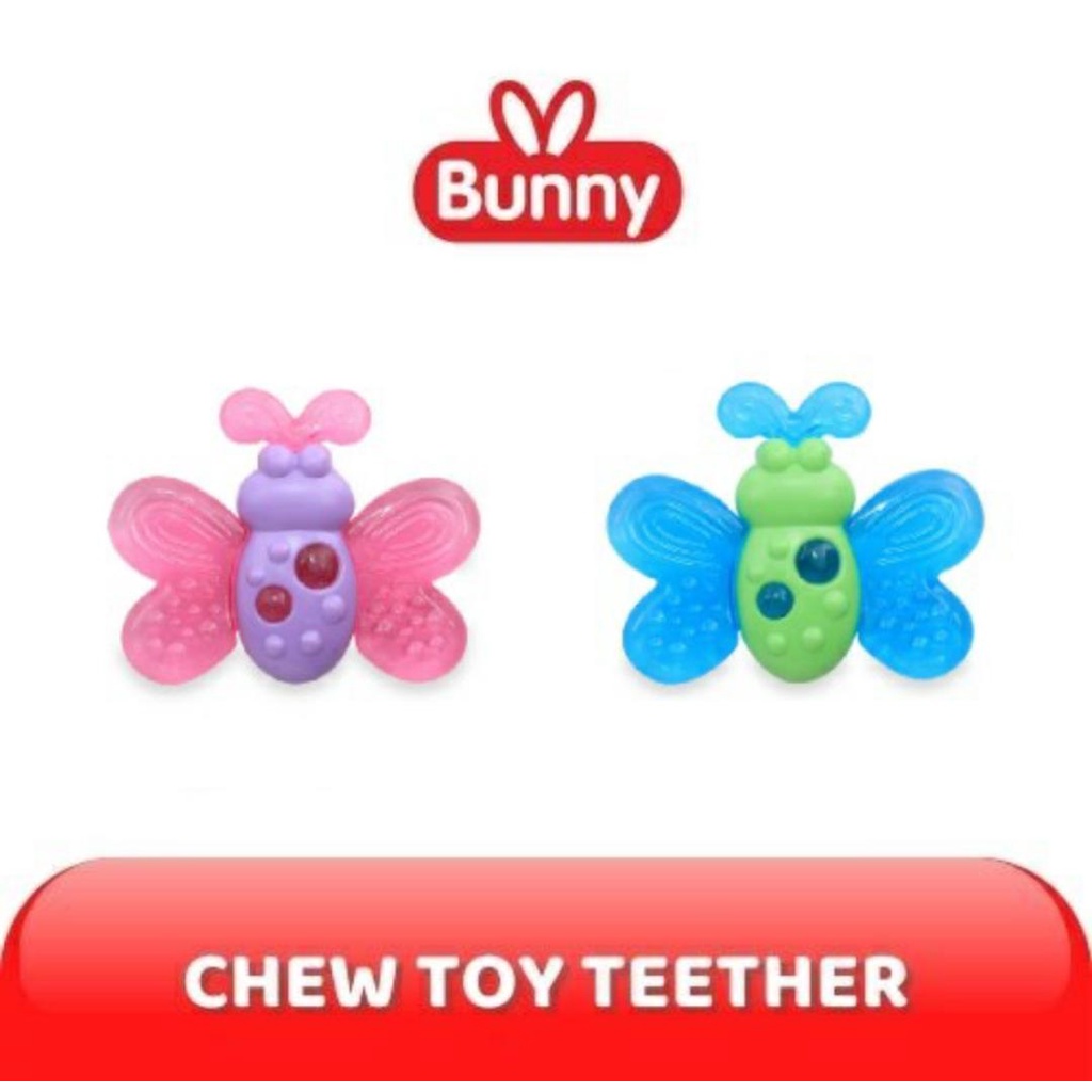 LUSTYBUNNY CHEW TOY SILICONE TEETHER / GIGITAN BAYI