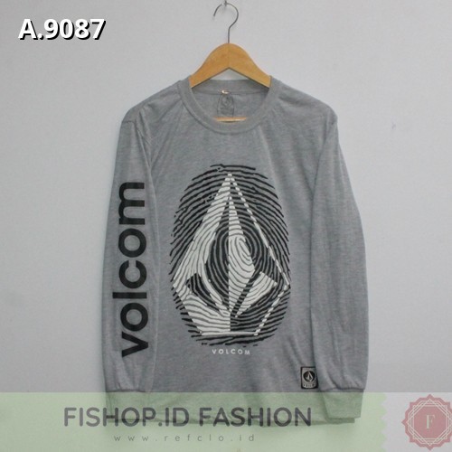 Kaos Surfing Distro Pria Volcom Premium Murah Lengan Panjang