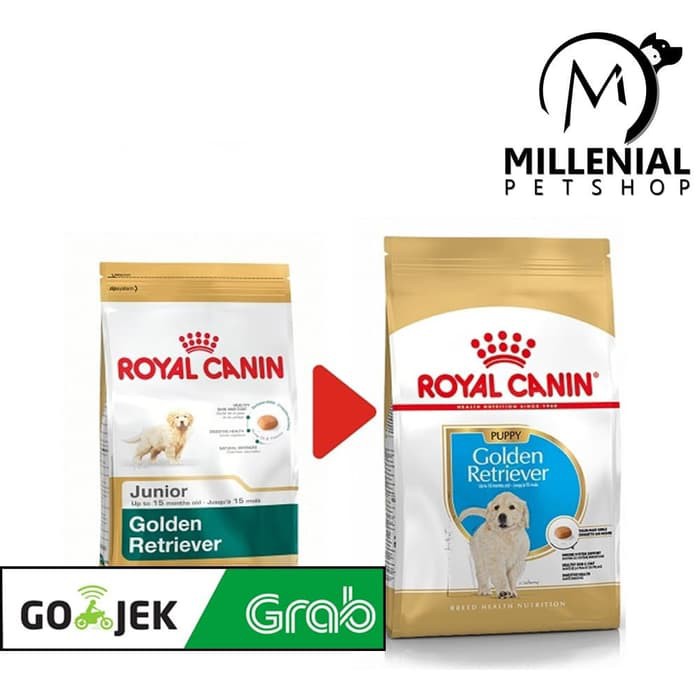 [GOSEND] Makanan Anjing Royal Canin Dog food Golden Retriever Puppy 12kg anakan