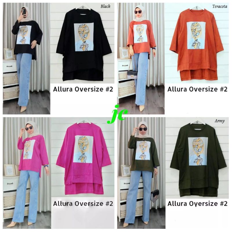 JCZR - Allura Oversize / Atasan Wanita Oversize Terbaru Kekinian