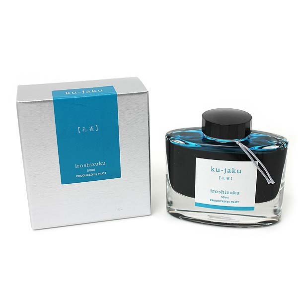 

(TERLARIS) Pilot Iroshizuku Ku-jaku Ink (Peacock) - 50 ml Bottle