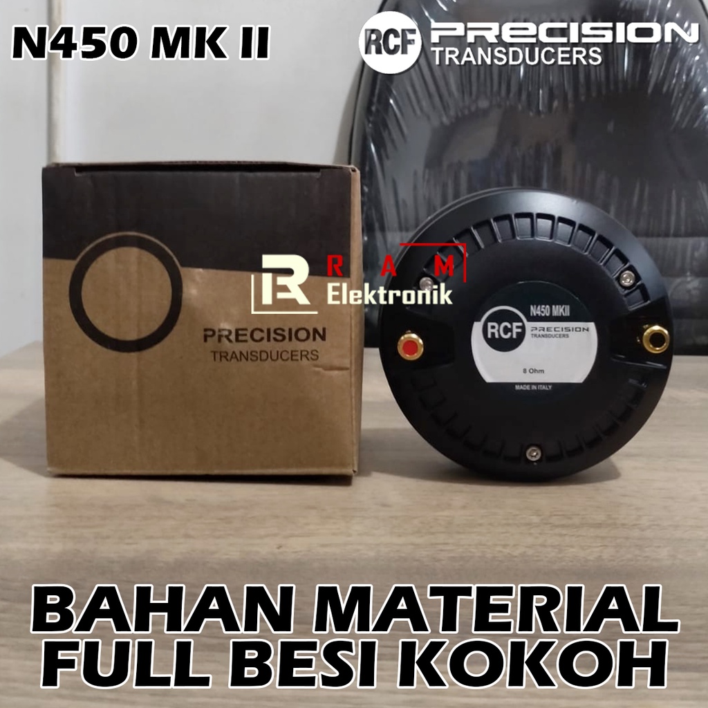 Driver Tweeter RCF N450 MK II / N 450 MK II Bahan Body Full Besi Baru