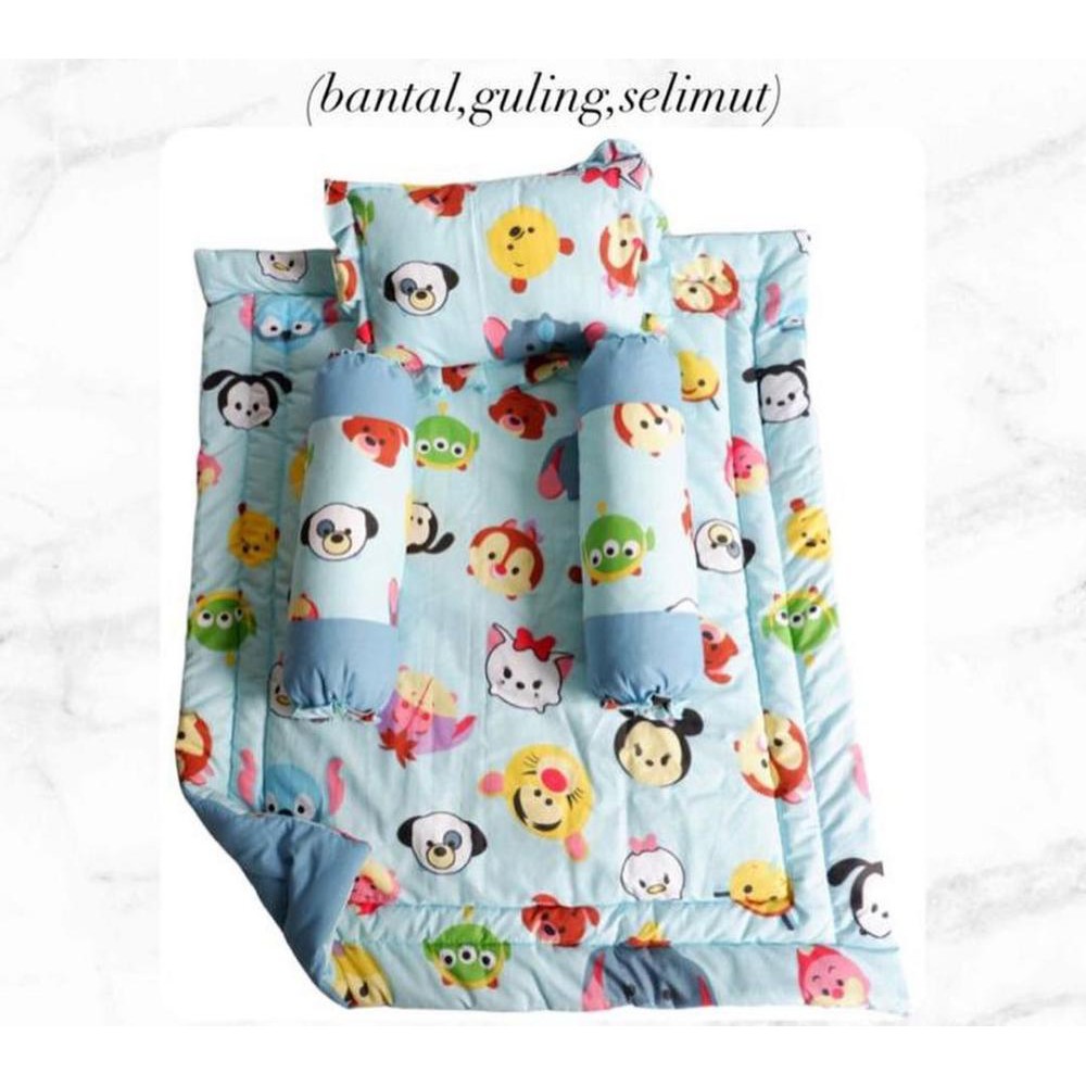 Set 4in1 Kasur Bantal Guling Bayi