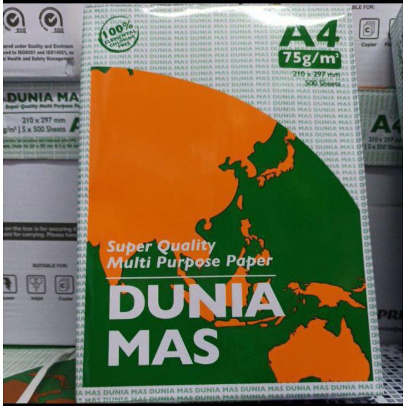 

MilL Kertas A4 75 Gram SIDU