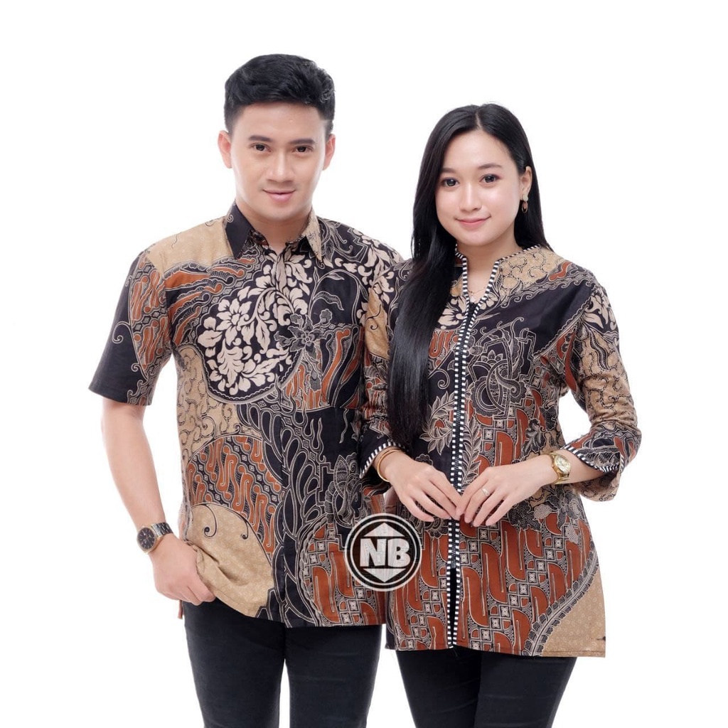 Rama Shinta Couple - Melani Set Couple Lilit Rovella Batik Couple Modern