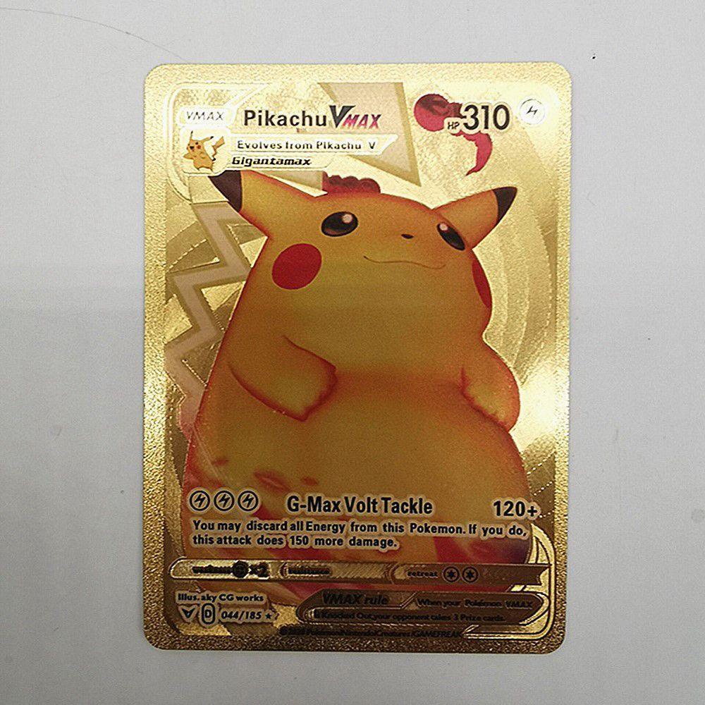 Kartu Pokemon Agustina 54pcs/set Hadiah Anak Game Vmax GX Collection Pikachu Energy Card