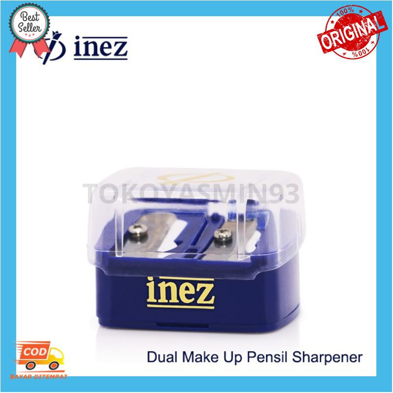 Inez Dual Makeup Pencil Sharpener Murah