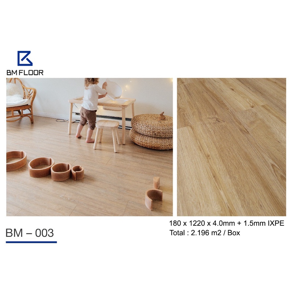 Lantai Vinyl Klik SPC BM Floor