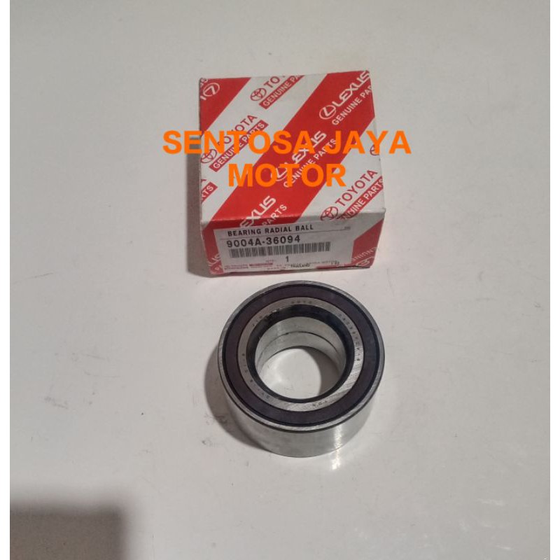 BEARING LAHAR LAHER RODA DEPAN ALL NEW AVANZA XENIA ABS ASLI 9004A-36094 ORIGINAL