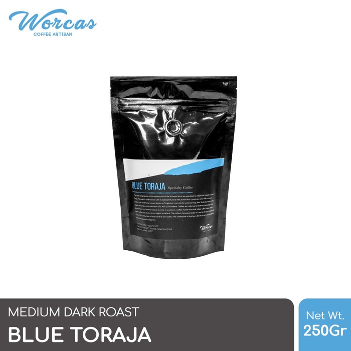 

vf2011vf Worcas Arabica Coffee Blue Toraja 250 Gram | Medium Dark Roast - Kopi Biji Ds20X11