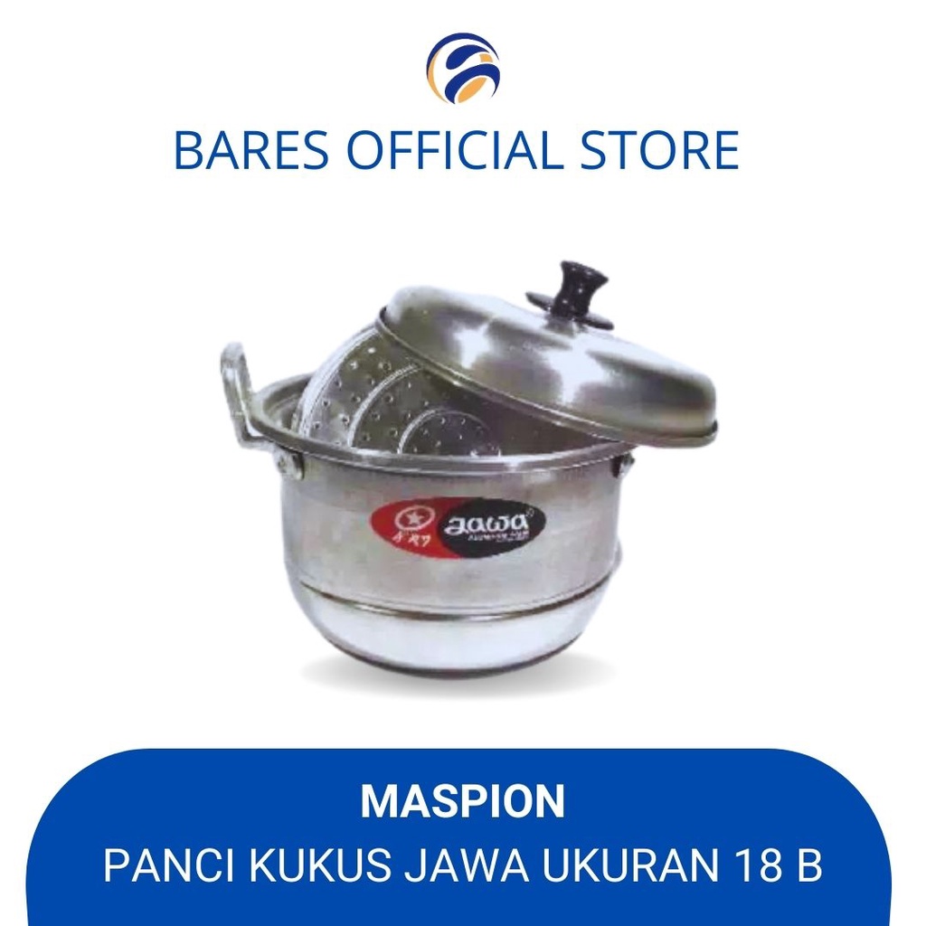 Maspion Jawa Dandang Langseng Panci 18 CM Almunium Kukusan 18cm