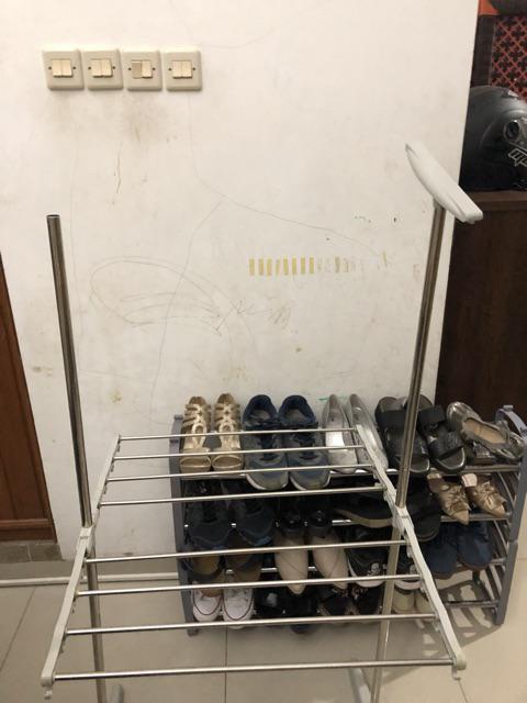 Jemuran Baju Pakaian Stainless Steel Samudera Bina Karya Kuat Antikarat Termurah - A02