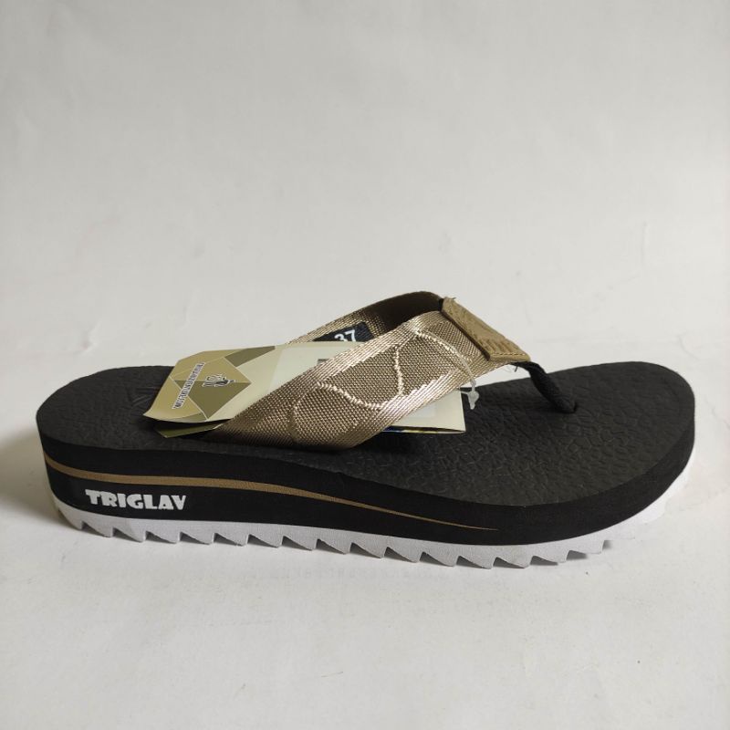 Sandal wanita Triglav original Bilqis hitam