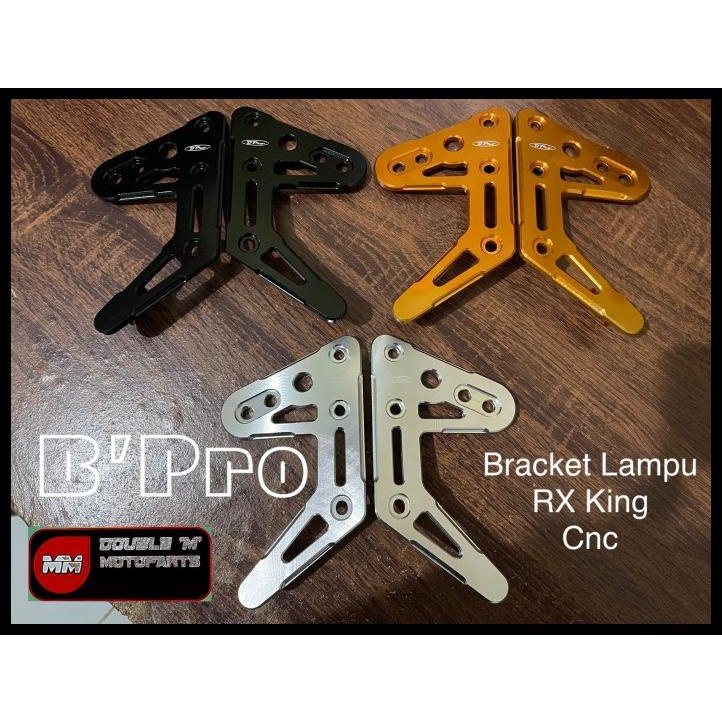 Bracket Breket Lampu Rx King Kupingan Lampu Rx King Cnc Bpro