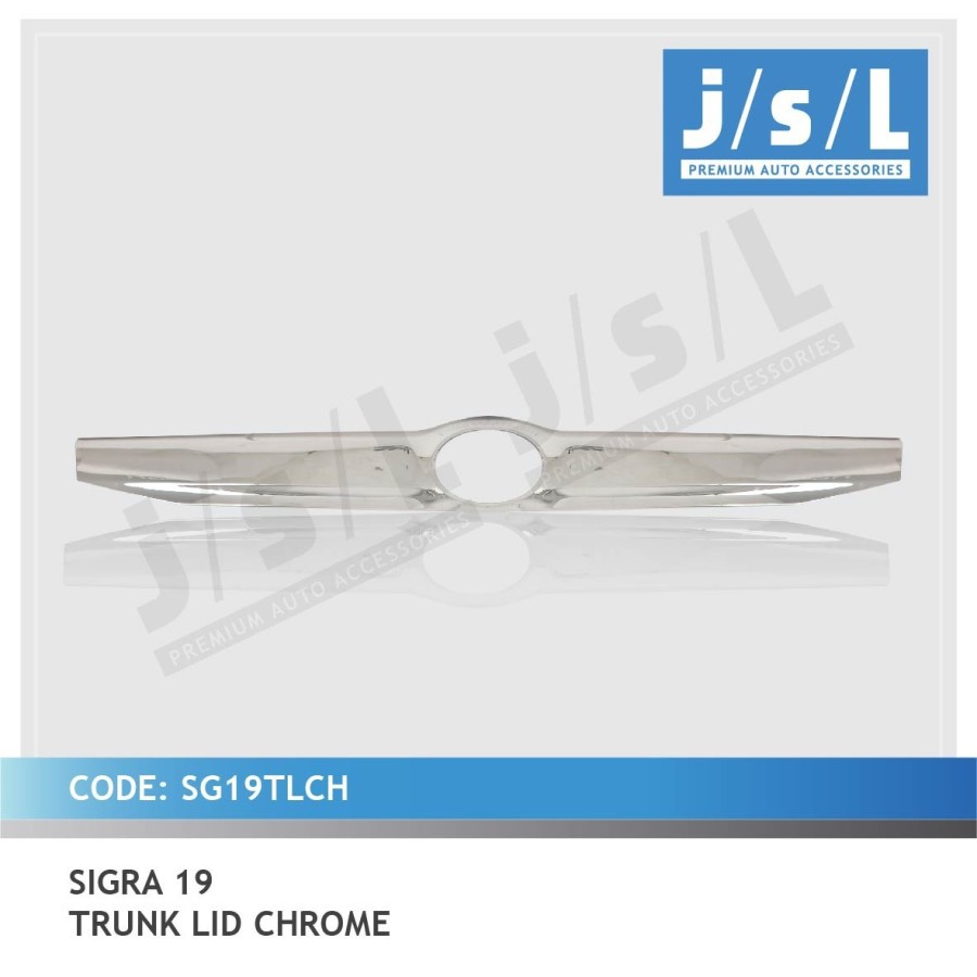 trunk lid/list bagasi mobil Sigra 2019 chrome Jsl
