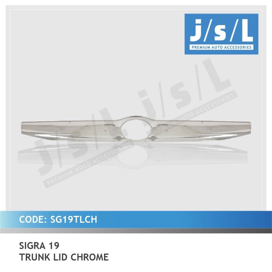 trunk lid/list bagasi mobil Sigra 2019 chrome Jsl