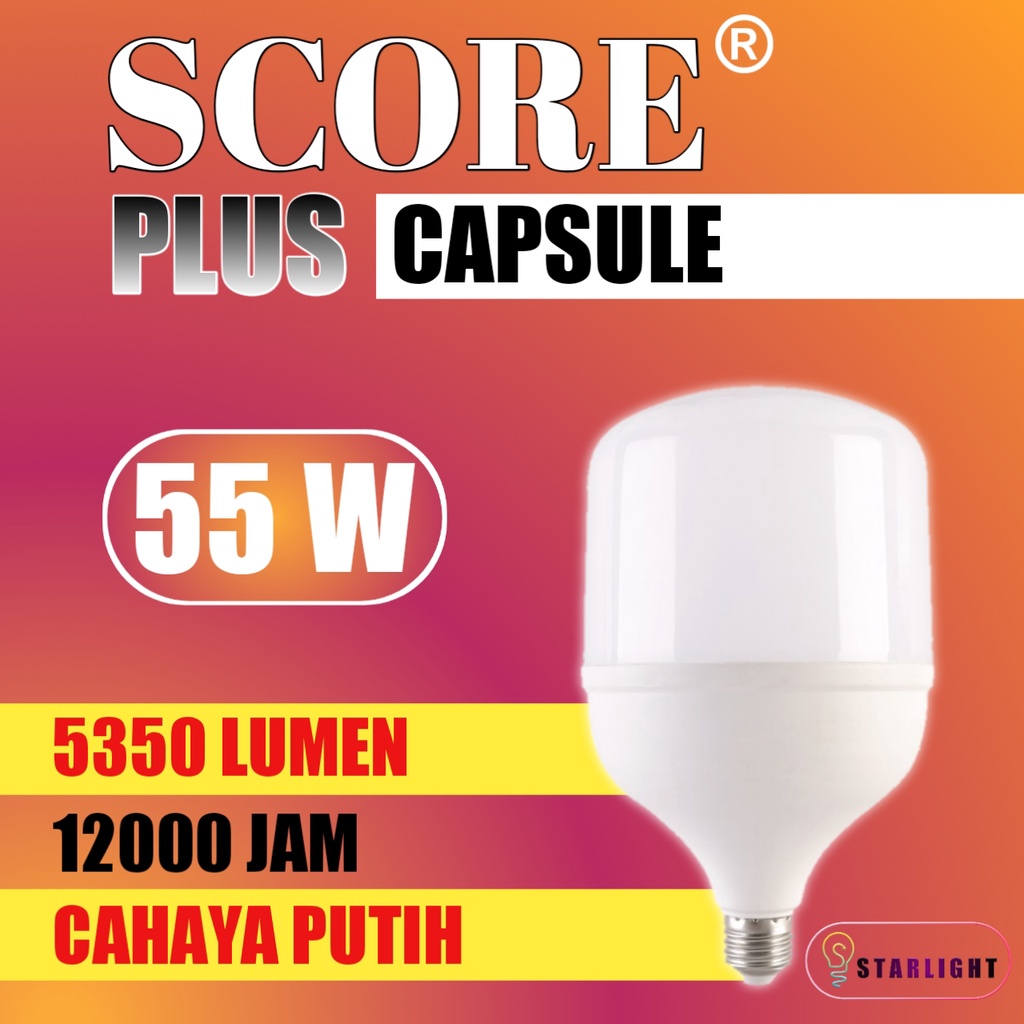 Score Plus Lampu LED Capsule 55 Watt - Cahaya Putih