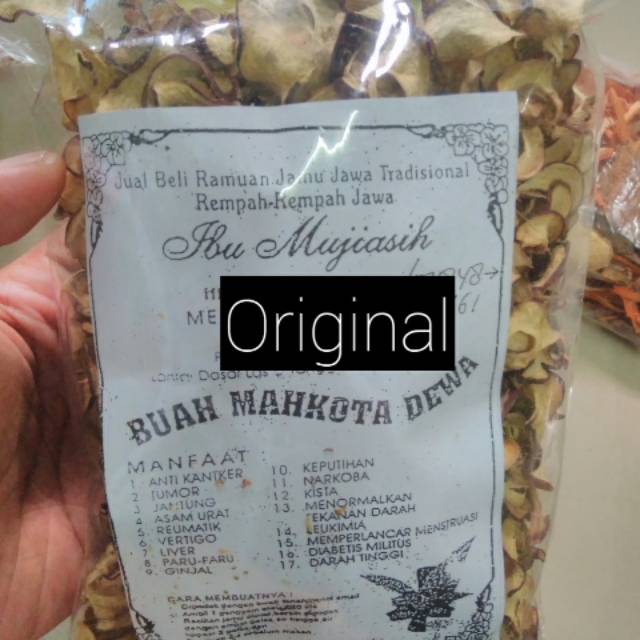 

Mahkota Dewa kering