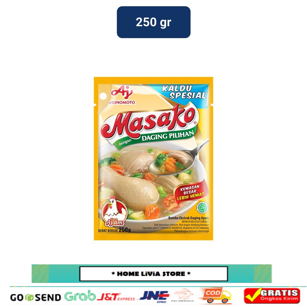 

Masako Penyedap Makanan Rasa Ayam 250 gr