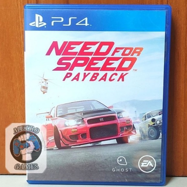 NFS Payback PS4 Kaset Need For Speed Pay Back PS4 Balapan Mobil Playstation PS 4 5 CD BD Game Needforspeed heat rival rivals games nfspayback balap race racing car modif modification nascar region asia ori petualangan asli original reg 3 reg3