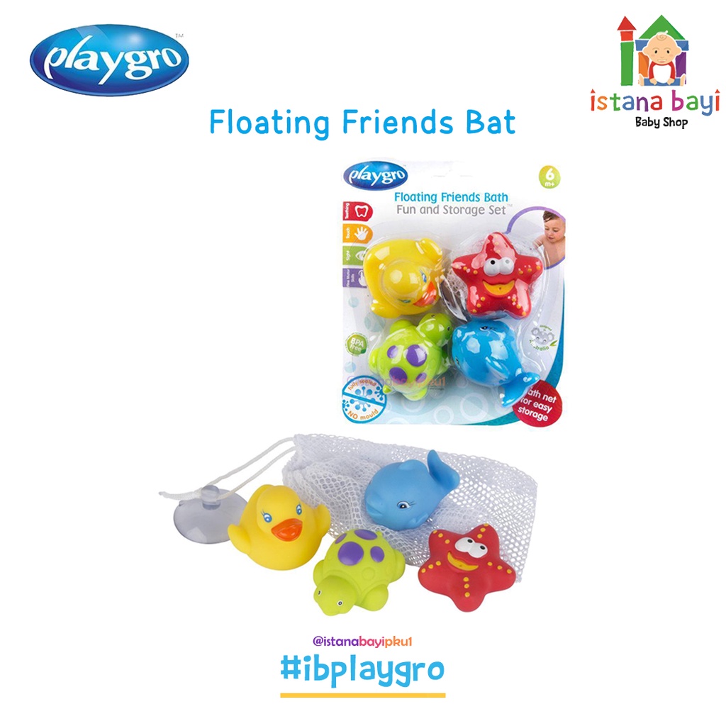 Playgro Floating Friends Bath Fun/Playgro Mainan Anak