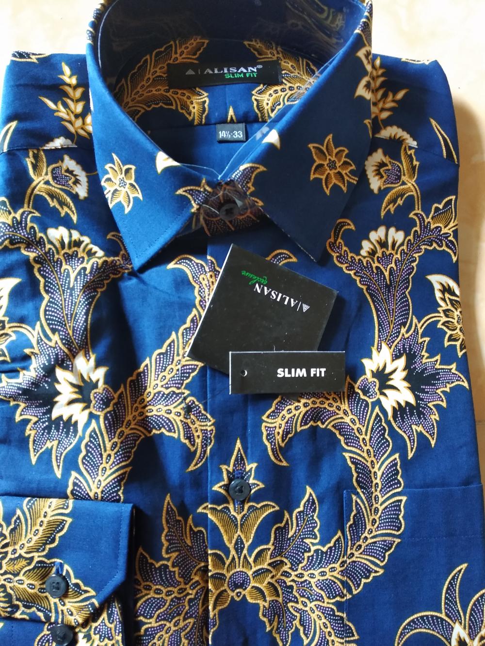 Kemeja Batik Panjang Alisan Slim Fit 10617