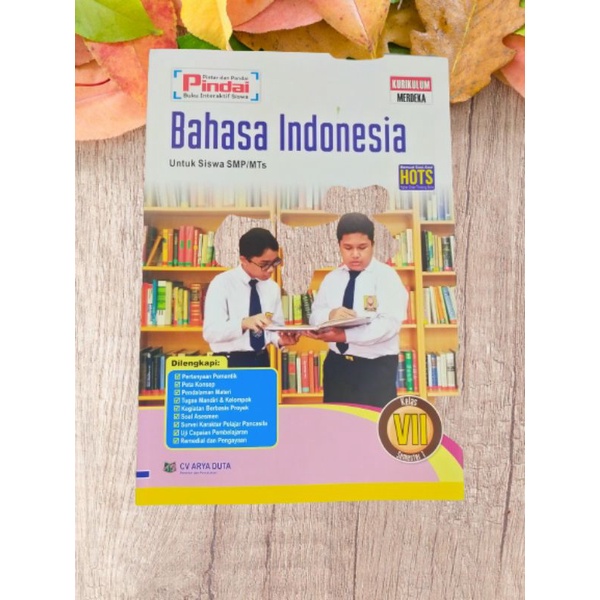 pindai buku siswa PINDAI bahasa Indonesia kelas 7 semester 1 kurikulum merdeka edisi terbaru penerbit Arya duta